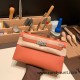 Hermes Kelly pochette Epsom 3L /Rose Tea Silver Hardware Pochette--014 Hermes Kelly pochette Epsom 3L /Rose Tea Silver Hardware Pochette--014