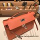 Hermes Kelly pochette Epsom 3L /Rose Tea Silver Hardware Pochette--014 Hermes Kelly pochette Epsom 3L /Rose Tea Silver Hardware Pochette--014