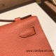 Hermes Kelly pochette Epsom 3L /Rose Tea Gold Hardware Pochette--015 Hermes Kelly pochette Epsom 3L /Rose Tea Gold Hardware Pochette--015