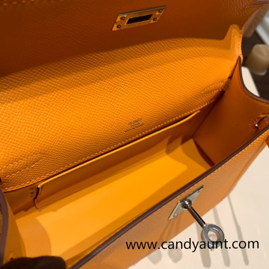 Hermes Kelly pochette Epsom 9H/Soleil Gold Hardware Pochette--017 Hermes Kelly pochette Epsom 9H/Soleil Gold Hardware Pochette--017