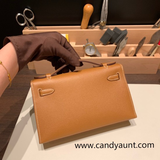 Hermes Kelly pochette Epsom 37 /Gold Silver Hardware Pochette--020 Hermes Kelly pochette Epsom 37 /Gold Silver Hardware Pochette--020