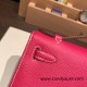 Hermes Kelly pochette epsom 8T /Rose Candy Silver Hardware Pochette--023 Hermes Kelly pochette epsom 8T /Rose Candy Silver Hardware Pochette--023