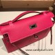 Hermes Kelly pochette epsom 8T /Rose Candy Silver Hardware Pochette--023 Hermes Kelly pochette epsom 8T /Rose Candy Silver Hardware Pochette--023