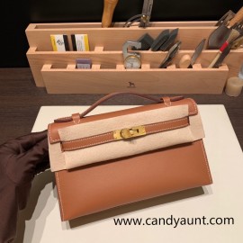  37 /Gold Gold Hardware kelly pochette  swift 