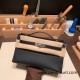 Hermes Kelly pochette swift 89 /Black (Noir) Silver Hardware Pochette--029 Hermes Kelly pochette swift 89 /Black (Noir) Silver Hardware Pochette--029