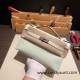 Hermes Kelly pochette swift 0S vertdeau Silver Hardware Pochette--031 Hermes Kelly pochette swift 0S vertdeau Silver Hardware Pochette--031