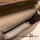 Hermes Kelly pochette swift 18 /Étoupe Grey (Étoupe) Silver Hardware Pochette--036 Hermes Kelly pochette swift 18 /Étoupe Grey (Étoupe) Silver Hardware Pochette--036