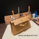 Hermes Kelly pochette swift 0M/Chai Gold Hardware Pochette--037 Hermes Kelly pochette swift 0M/Chai Gold Hardware Pochette--037