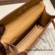 Hermes Kelly pochette swift 0M/Chai Silver Hardware Pochette--038 Hermes Kelly pochette swift 0M/Chai Silver Hardware Pochette--038