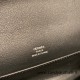 Hermes Kelly pochette swift 89/ Black (Noir) Silver Hardware Pochette--043 Hermes Kelly pochette swift 89/ Black (Noir) Silver Hardware Pochette--043