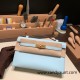 Hermes Kelly pochette swift 7R /Azur Gold Hardware Pochette--047 Hermes Kelly pochette swift 7R /Azur Gold Hardware Pochette--047