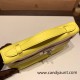 Hermes Kelly pochette swift 9R/ Lime Silver Hardware Pochette--048 Hermes Kelly pochette swift 9R/ Lime Silver Hardware Pochette--048