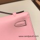 Hermes Kelly pochette swift 3Q/ Rose Sakura Gold Hardware Pochette--052 Hermes Kelly pochette swift 3Q/ Rose Sakura Gold Hardware Pochette--052