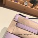 Hermes Kelly pochette swift 5H Cyclamen Silver Hardware Pochette--056 Hermes Kelly pochette swift 5H Cyclamen Silver Hardware Pochette--056