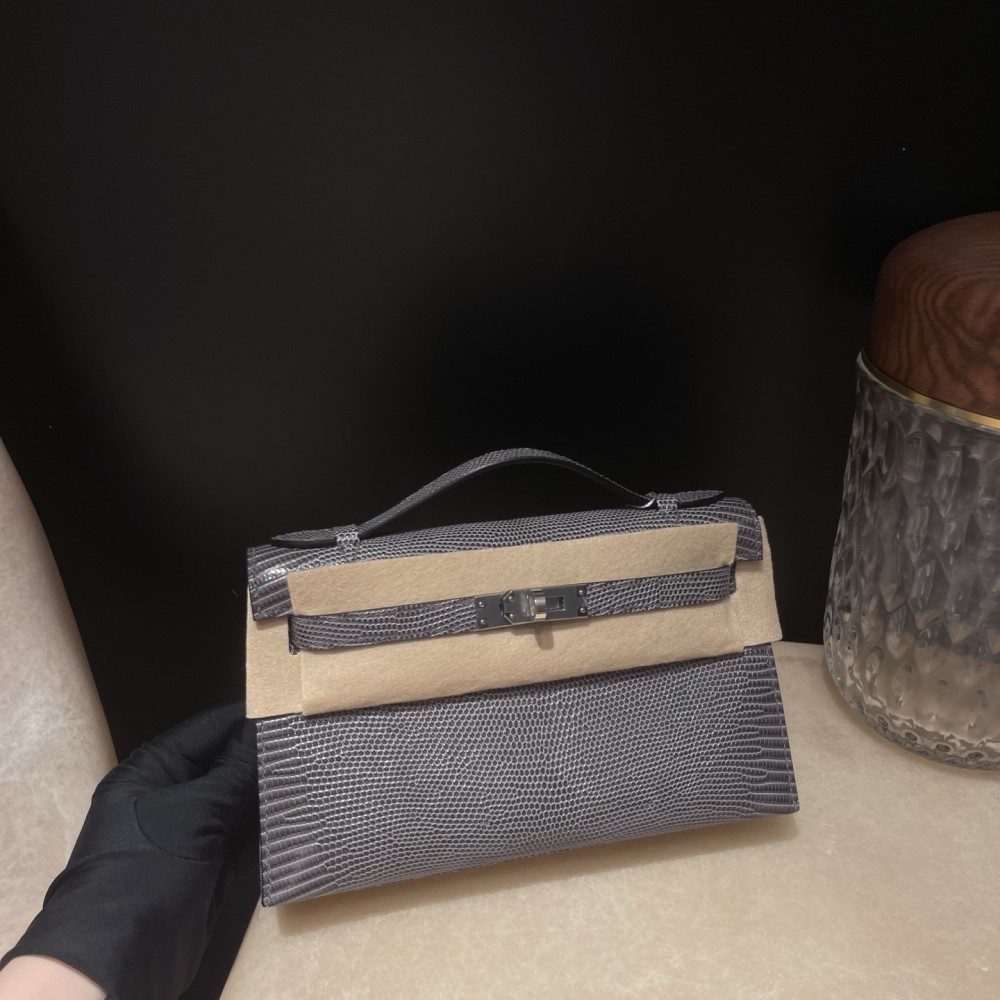 Lizardkelly pochette  84 Gris Fonce