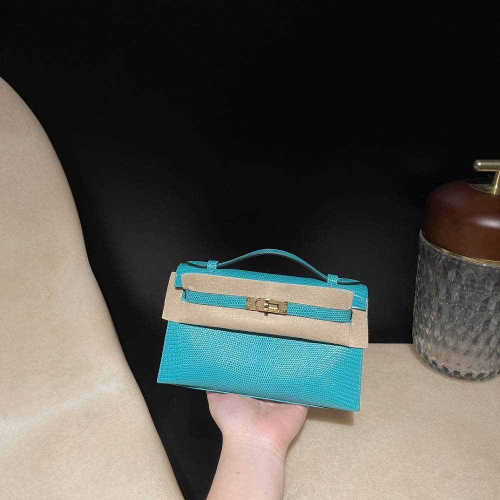 Lizardkelly pochette  6u/ vert deau  