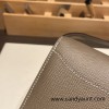 18/Étoupe Grey  Gold Hardware    Full Handmade Kelly to go   epsom  
