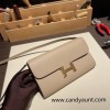 81/Gris Tourterelle  Silver Hardware  Full Handmade Kelly to go   epsom  