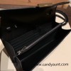 89/Black (Noir)  Silver Hardware  Full Handmade Kelly to go   epsom  