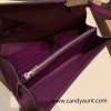 P9/Anemone  Silver Hardware  Full Handmade Kelly to go   epsom  