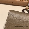 8C/ Elephant Grey  Silver Hardware   kellyto-022 Full Handmade Kelly to go   epsom  