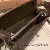 18/Étoupe Grey (Étoupe)   Silver Hardware  Full Handmade Kelly Wallet Long To Go  epsom 