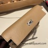 Silver Hardware  Full Handmade Kelly Wallet Long To Go  epsom 
