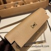 0M/Chai X9 Gold Hardware   Full Handmade Kelly Wallet Long To Go   epsom  