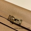 0M/Chai X9 Gold Hardware   Full Handmade Kelly Wallet Long To Go   epsom  