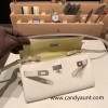 10/Craie & 1Z/Jaune Poussin  Silver Hardware   kellyto-066 Full Handmade Kelly Wallet Long To Go   epsom  