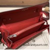 S3/Rouge Cœur   Silver Hardware  Full Handmade Kelly Wallet Long To Go   epsom  