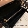  touch   89/Black (Noir)  Gold Hardware Full Handmade Kelly Wallet Long To Go   epsom  