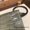  81/Gris Tourterelle   Silver Hardware   Full Handmade Kelly Wallet Long To Go   epsom  