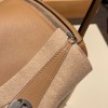 Hermes Lindy 26cm evercolor 0M/Chai & X9 /Mauve Sylvestre Silver Hardware lindy26-005