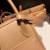 Hermes Lindy 26cm evercolor 0M/Chai & X9 /Mauve Sylvestre Silver Hardware lindy26-005