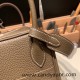 Hermes Lindy 26cm Clemence 18 /Étoupe Grey Gold Hardware lindy26-010 Hermes Lindy 26cm Clemence 18 /Étoupe Grey Gold Hardware lindy26-010
