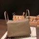 Hermes Lindy 26cm Clemence 18 /Étoupe Grey Gold Hardware lindy26-010 Hermes Lindy 26cm Clemence 18 /Étoupe Grey Gold Hardware lindy26-010