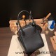Hermes Lindy 26cm Clemence 89/ Black (Noir) Silver Hardware lindy26-011 Hermes Lindy 26cm Clemence 89/ Black (Noir) Silver Hardware lindy26-011