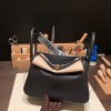 Hermes Lindy 26cm Clemence 89/ Black (Noir) Gold Hardware lindy26-012