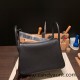 Hermes Lindy 26cm Clemence 89/ Black (Noir) Gold Hardware lindy26-012 Hermes Lindy 26cm Clemence 89/ Black (Noir) Gold Hardware lindy26-012