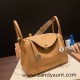 Hermes Lindy 26cm Clemence 4B /Biscuit Silver Hardware lindy26-013 Hermes Lindy 26cm Clemence 4B /Biscuit Silver Hardware lindy26-013