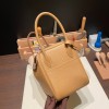Hermes Lindy 26cm Clemence 4B /Biscuit Gold Hardware lindy26-014