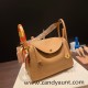 Hermes Lindy 26cm Clemence 4B /Biscuit Gold Hardware lindy26-014 Hermes Lindy 26cm Clemence 4B /Biscuit Gold Hardware lindy26-014