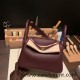 Hermes Lindy 26cm Clemence 0G /Rouge Sellier   Gold Hardware lindy26-016