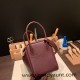 Hermes Lindy 26cm Clemence 0G /Rouge Sellier   Gold Hardware lindy26-016