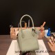 Hermes Lindy 26cm Clemence Q1/ Sauge Gold Hardware lindy26-017 Hermes Lindy 26cm Clemence Q1/ Sauge Gold Hardware lindy26-017