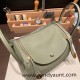 Hermes Lindy 26cm Clemence Q1/ Sauge Gold Hardware lindy26-017 Hermes Lindy 26cm Clemence Q1/ Sauge Gold Hardware lindy26-017