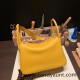 Hermes Lindy 26cm Clemence 9D /Jaune Ambre Silver Hardware lindy26-018 Hermes Lindy 26cm Clemence 9D /Jaune Ambre Silver Hardware lindy26-018