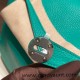 Hermes Lindy 26cm Clemence 6W/ Menthe& 18 /Étoupe Grey (Étoupe) lindy26-019 Hermes Lindy 26cm Clemence 6W/ Menthe& 18 /Étoupe Grey (Étoupe) lindy26-019