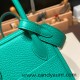 Hermes Lindy 26cm Clemence 6W/ Menthe& 18 /Étoupe Grey (Étoupe) lindy26-019 Hermes Lindy 26cm Clemence 6W/ Menthe& 18 /Étoupe Grey (Étoupe) lindy26-019